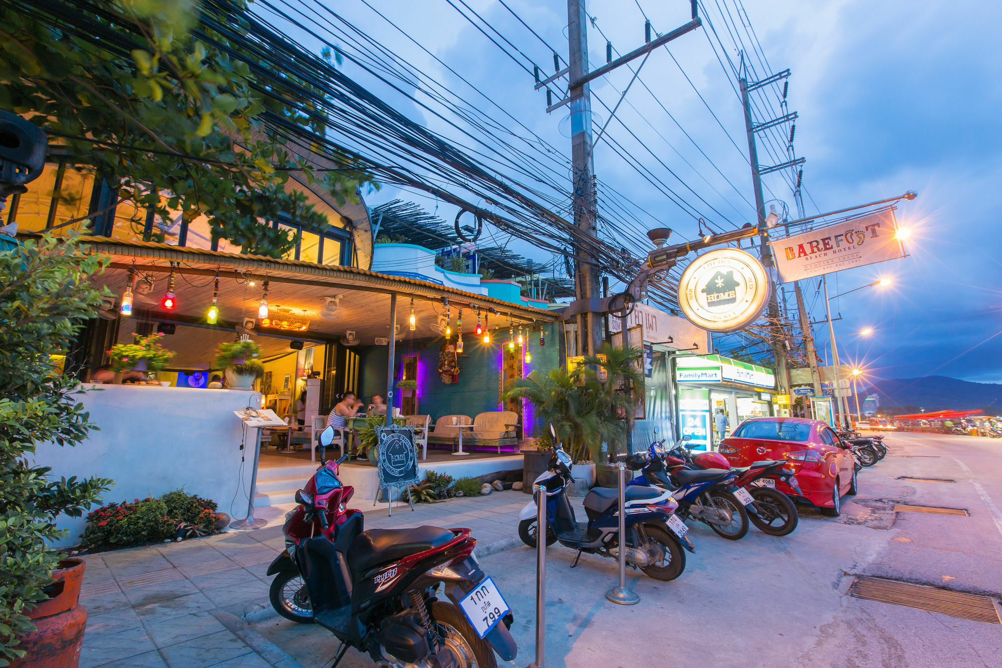 Barefoot Hotel Kalim Beach Front Patong Extérieur photo